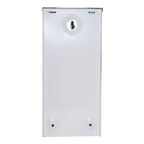 Parrot Janitorial TR2 Toilet Roll Holder Lockable - Mild Steel White JA0508A