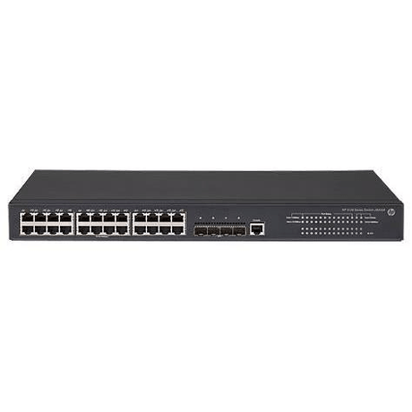 HPE FlexNetwork 5130 28-port Managed L3 Gigabit Ethernet Switch Black JG932A