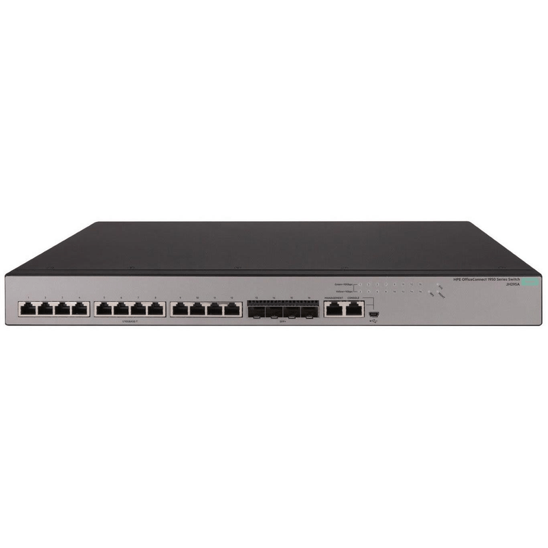 HPE OfficeConnect 1950 16-port Managed L3 Ethernet 1U Network Switch Grey JH295A