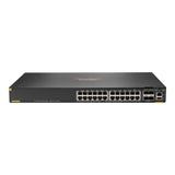 HPE ANW X 6200F 24-port Class-4 PoE Network Switch with 4x SFP Ports JL725B