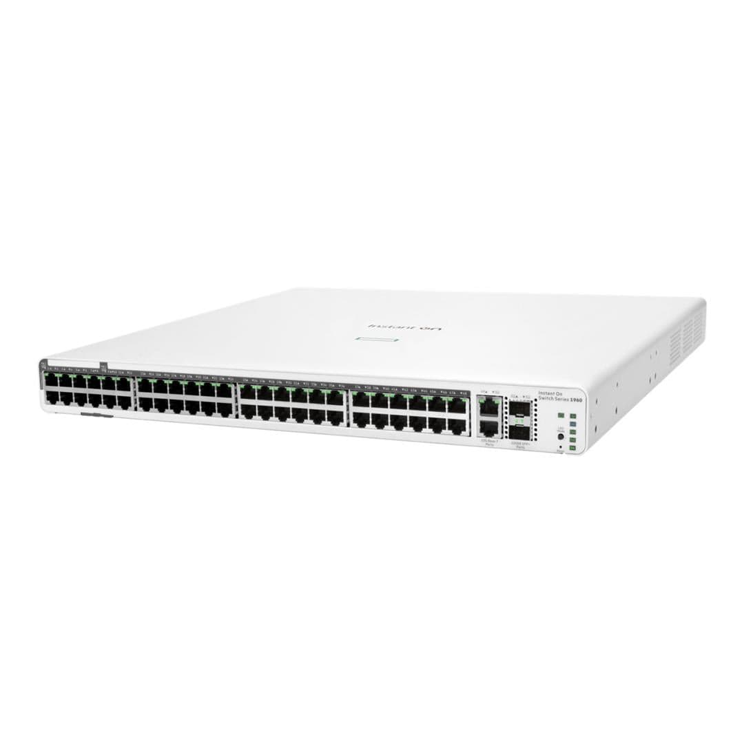 HPE Networking Instant On Switch Series 1960 48-port PoE 2XGT 2SFP+ 600W JL809A