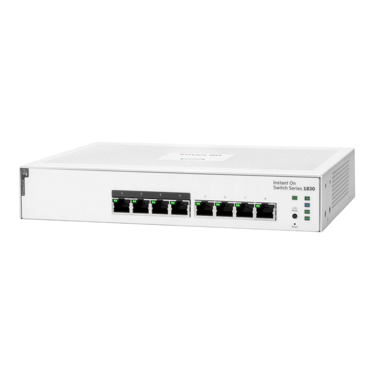 HPE Networking Instant On 1830 8-port PoE Gigabit L2 Smart Managed
