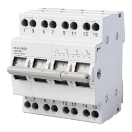 Chint AC 63A 4P Changeover Switch Din-Rail JN419G63A