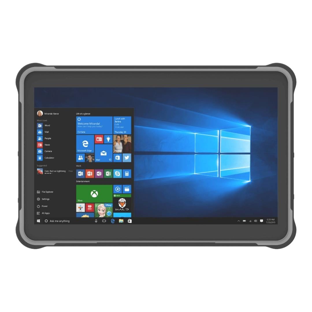 RuggEx K15 10.1-inch Rugged Tablet - Intel Core i5-8200Y 256GB ROM 8GB RAM Windows 10 Pro K15-WIN-I5-8GB-256GB