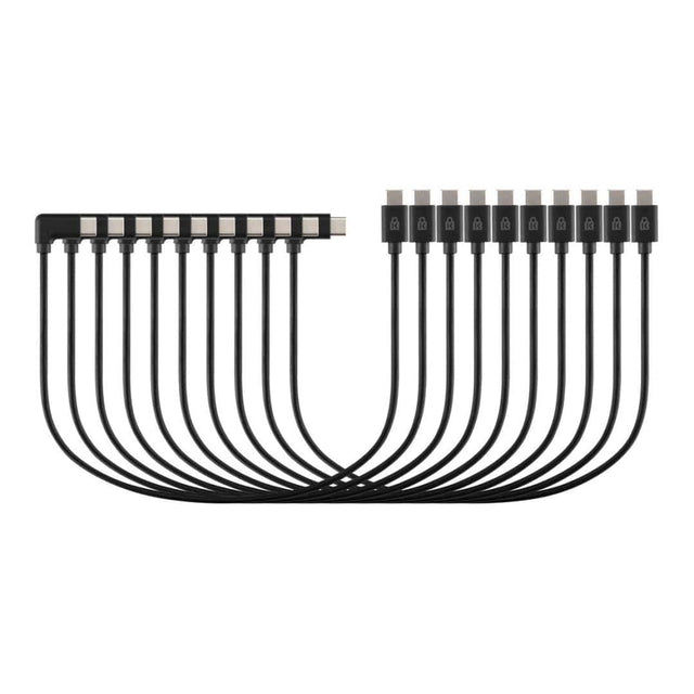 Kensington K32302WW USB-C 2.0 Straight to Right-Angle Charging Cable for K67716EU 10-pack
