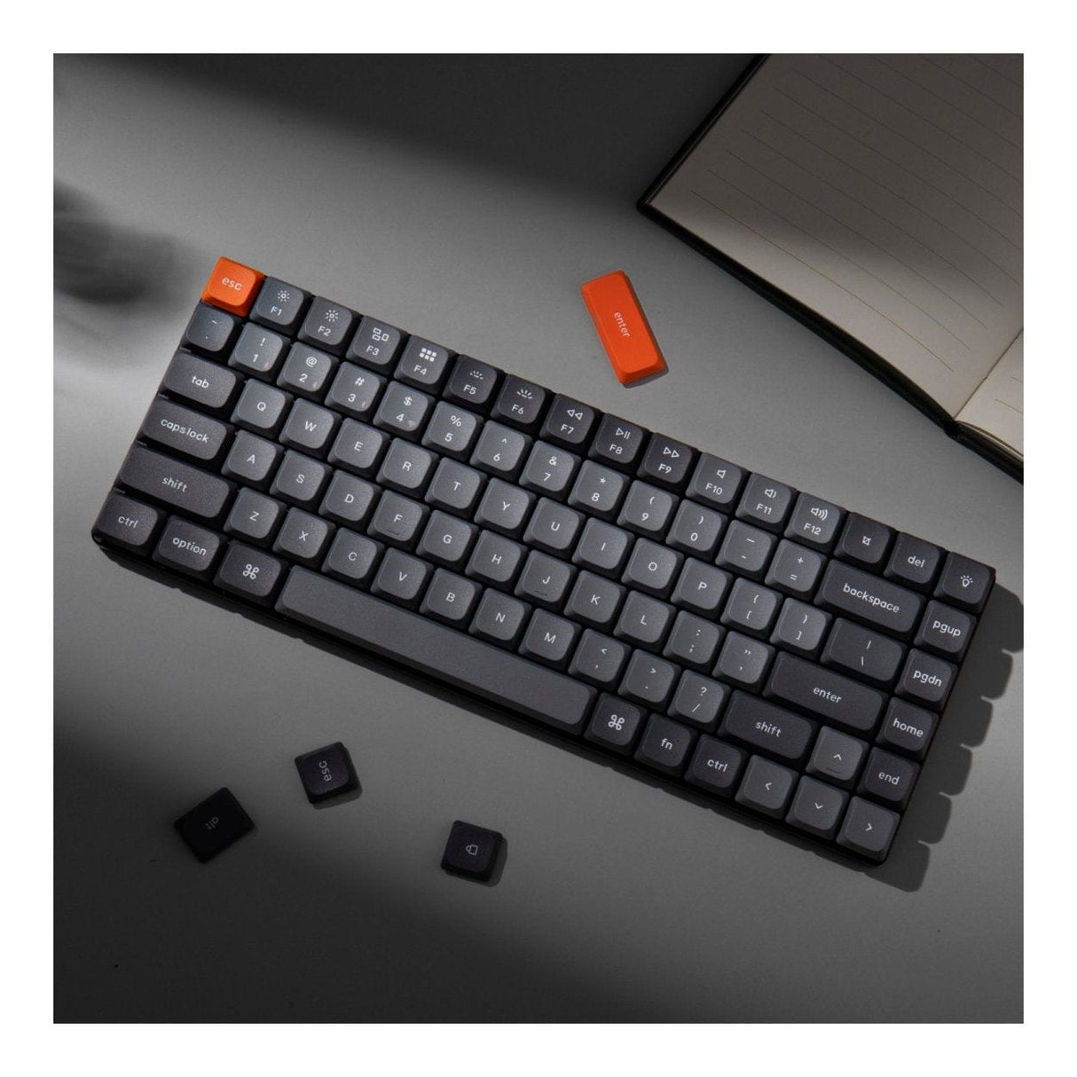 Keychron K3 Max QMK/VIA Wireless Custom Mechanical Keyboard Brown Switches K3M-H3