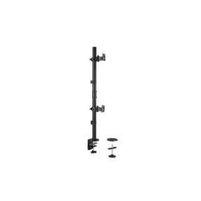 Kensington Vertical Stacking Dual Arm - Black K53802WW