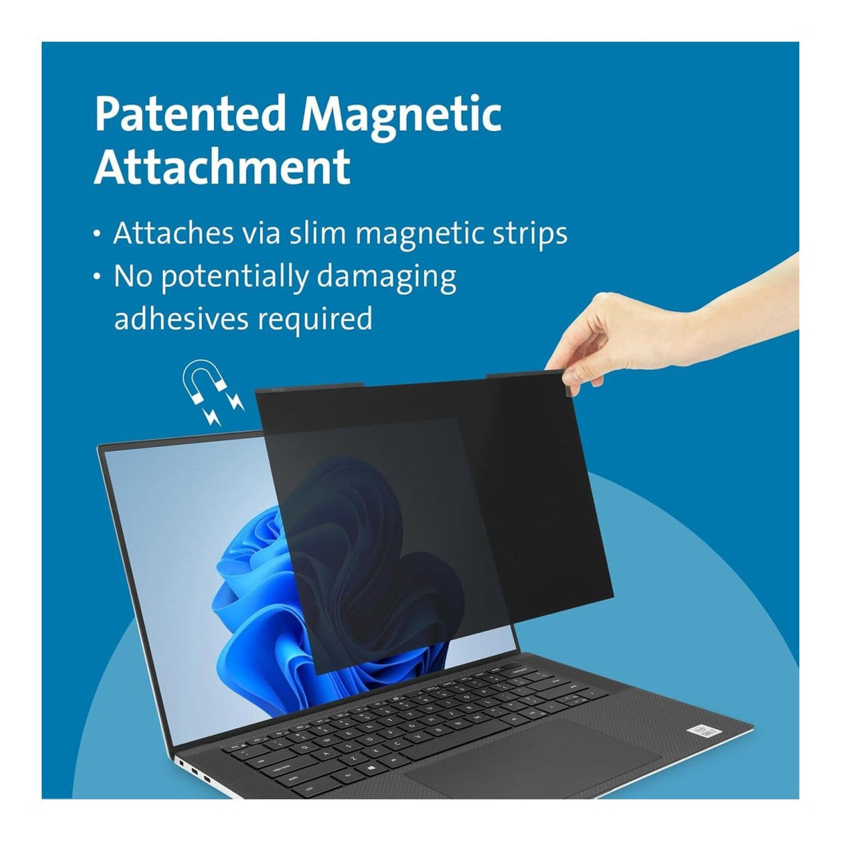 Kensington MagPro 13.3-inch 16:10 Notebook Magnetic Privacy Screen Filter K55253WW