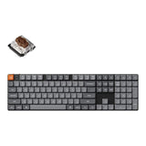 Keychron K5 Max QMK/VIA Full-sized Wireless Custom Mechanical Keyboard Brown Switches K5M-H3