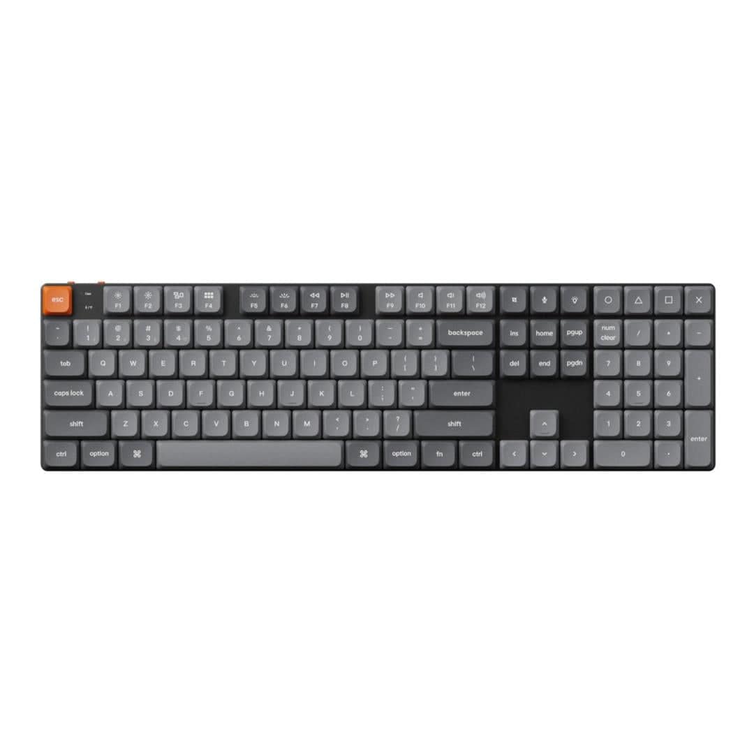 Keychron K5 Max QMK/VIA Full-sized Wireless Custom Mechanical Keyboard Brown Switches K5M-H3
