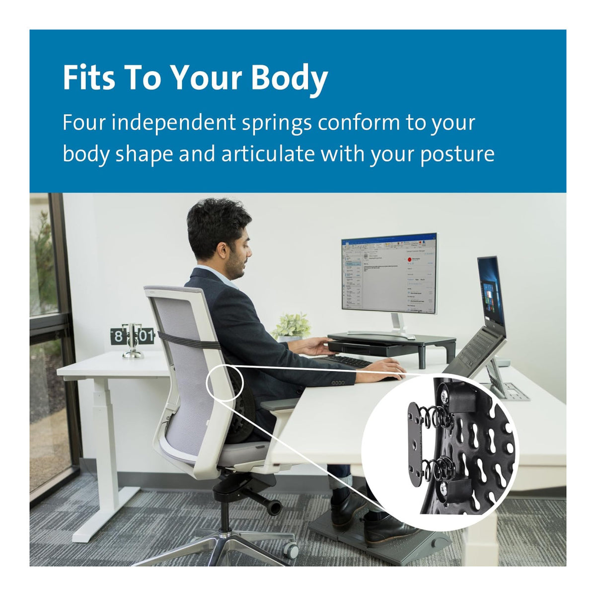 Kensington Smartfit Conform Back Rest K60412WW