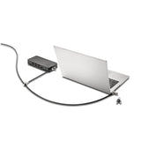 Kensington Universal 3-in-1 Keyed Cable Lock with Twin Lockheads K63380WW