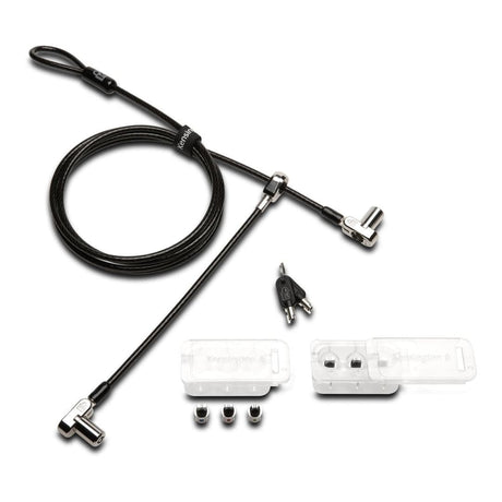 Kensington Universal 3-in-1 Keyed Cable Lock with Twin Lockheads K63380WW