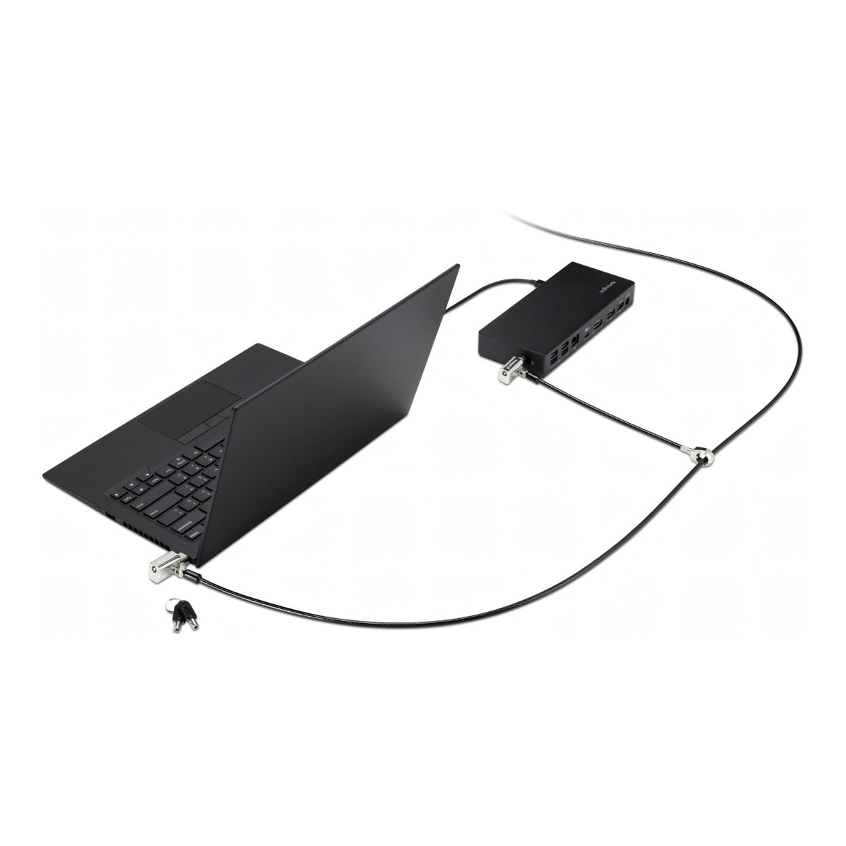 Kensington Universal 3-in-1 2.0 Keyed Dual Lock Head Notebook Lock K63392WW