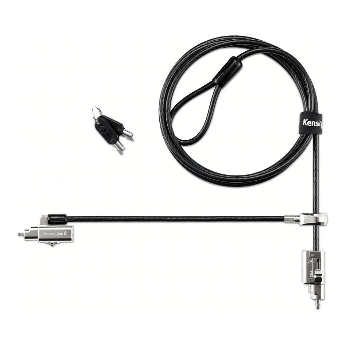 Kensington Universal 3-in-1 2.0 Keyed Dual Lock Head Notebook Lock K63392WW