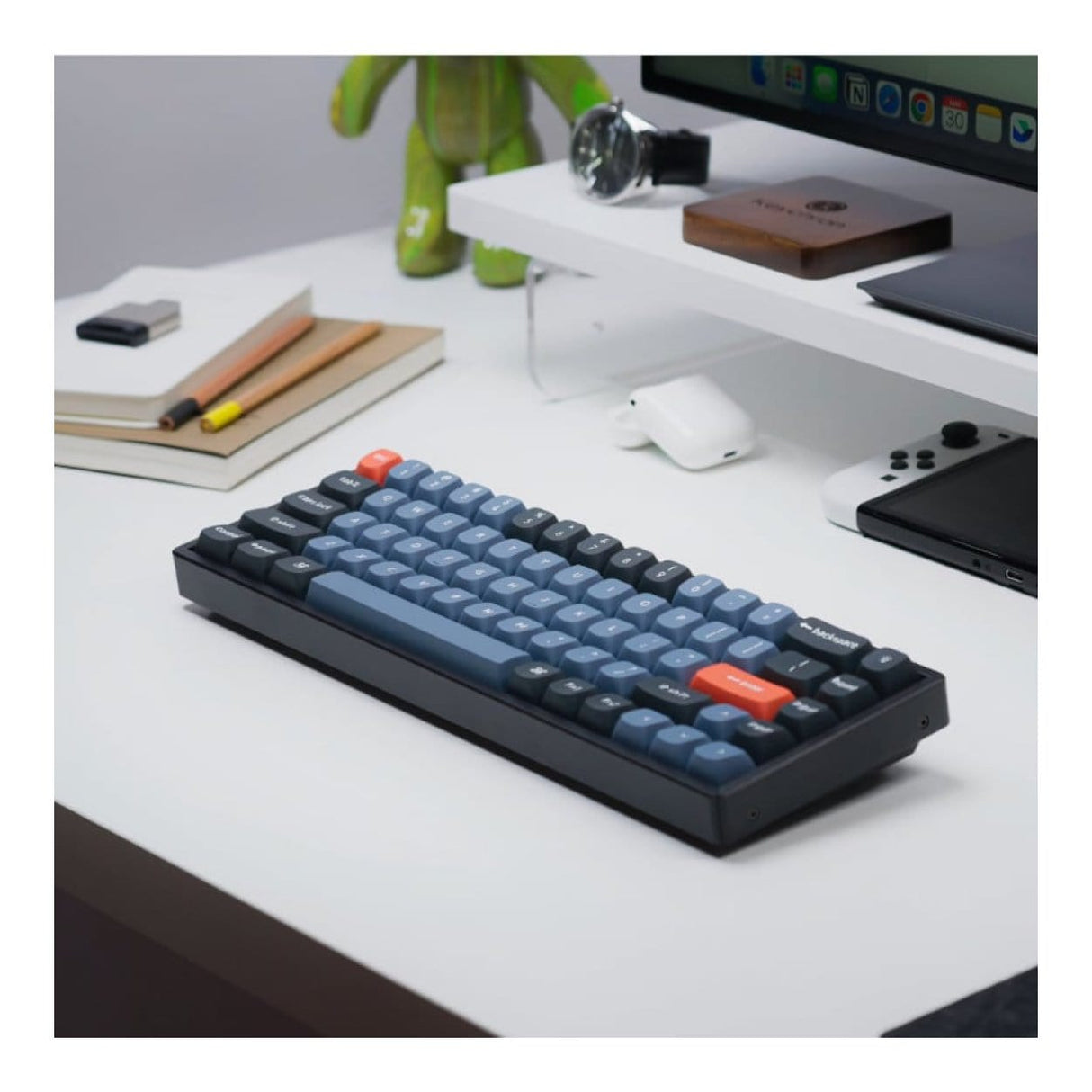 Keychron K6 Pro Red G Pro Switches RGB Wireless Keyboard Black K6P-H1