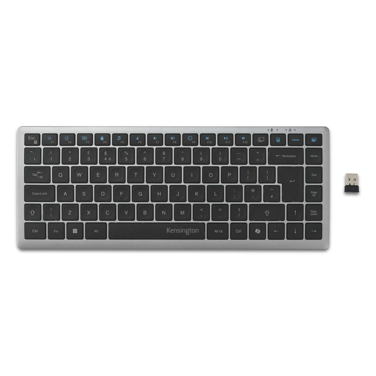 Kensington KB435 EQ Rechargeable Multi-Device Compact Keyboard K75409WW
