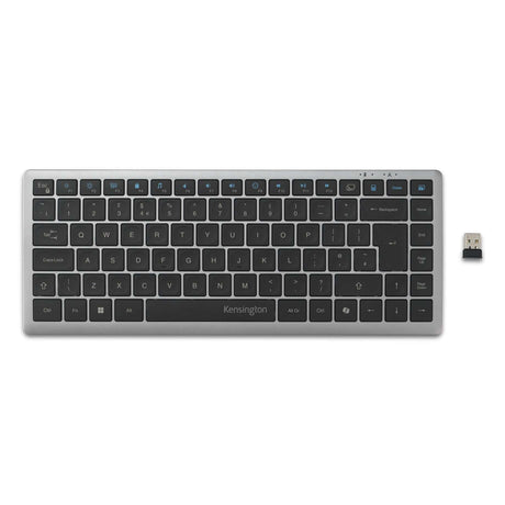 Kensington KB435 EQ Rechargeable Multi-Device Compact Keyboard K75409WW