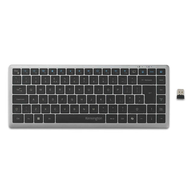 Kensington KB435 EQ Rechargeable Multi-Device Compact Keyboard K75409WW