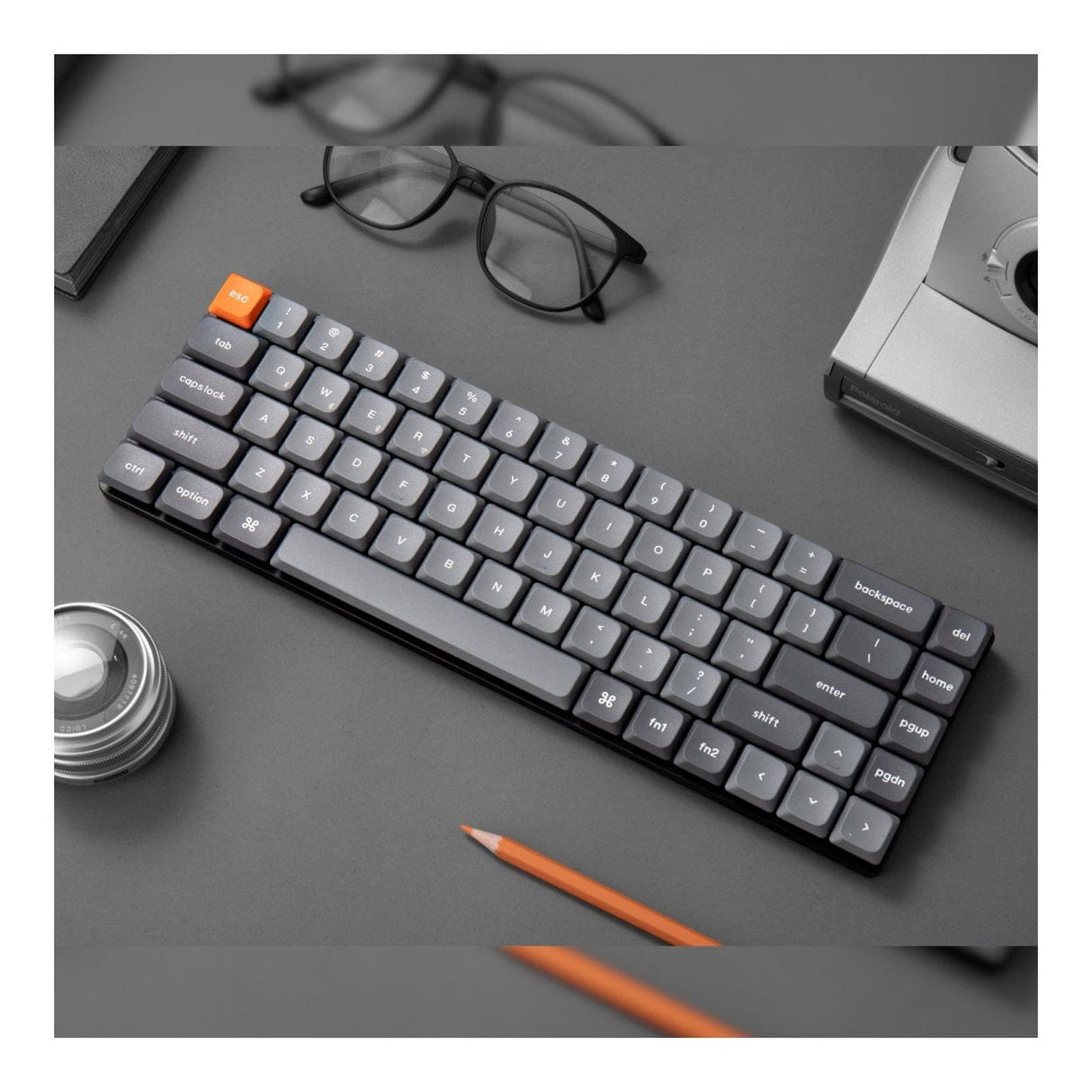 Keychron K7 Max QMK/VIA Wireless Custom Mechanical Keyboard Brown Switches K7M-H3