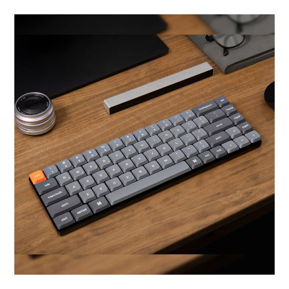 Keychron K7 Max QMK/VIA Wireless Custom Mechanical Keyboard Brown Switches K7M-H3