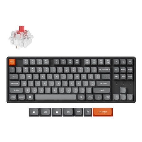 Keychron K8 Max QMK Wireless Custom Mechanical Keyboard RED Switches K8M-J1
