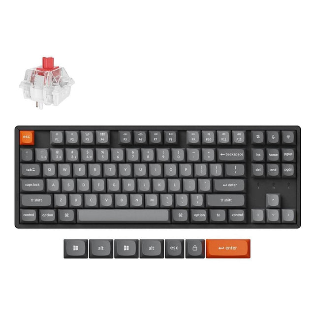 Keychron K8 Max QMK Wireless Custom Mechanical Keyboard RED Switches K8M-J1