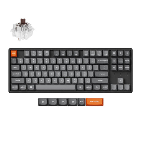 Keychron K8 Max QMX Wireless Keyboard Brown Swtches Black K8M-J3