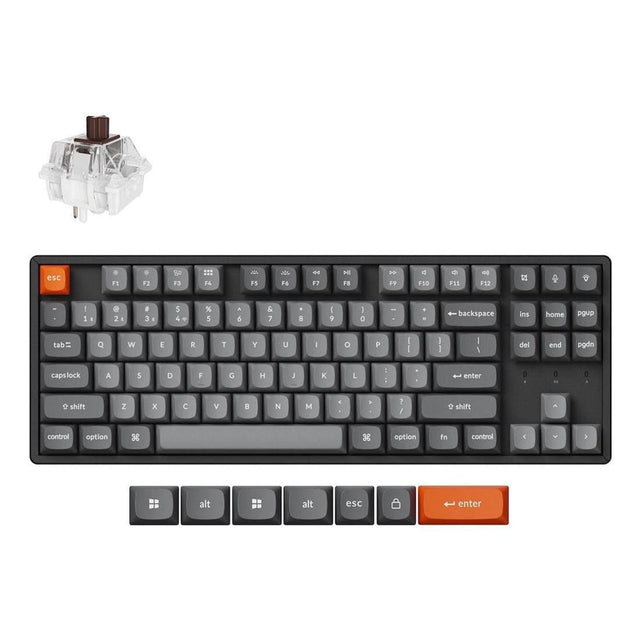 Keychron K8 Max QMX Wireless Keyboard Brown Swtches Black K8M-J3