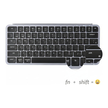 Keychron B1 Pro and BM24 75 Layout Wireless Keyboard and Mouse Combo - Space Grey KCBD3