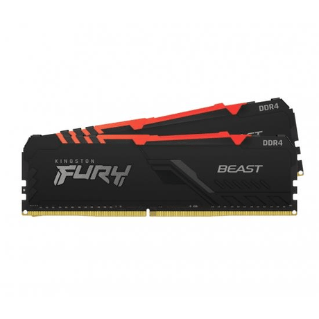 Kingston FURY Beast 16GB DDR4 3600MHz RGB Memory Module KF436C17BBAK2/16