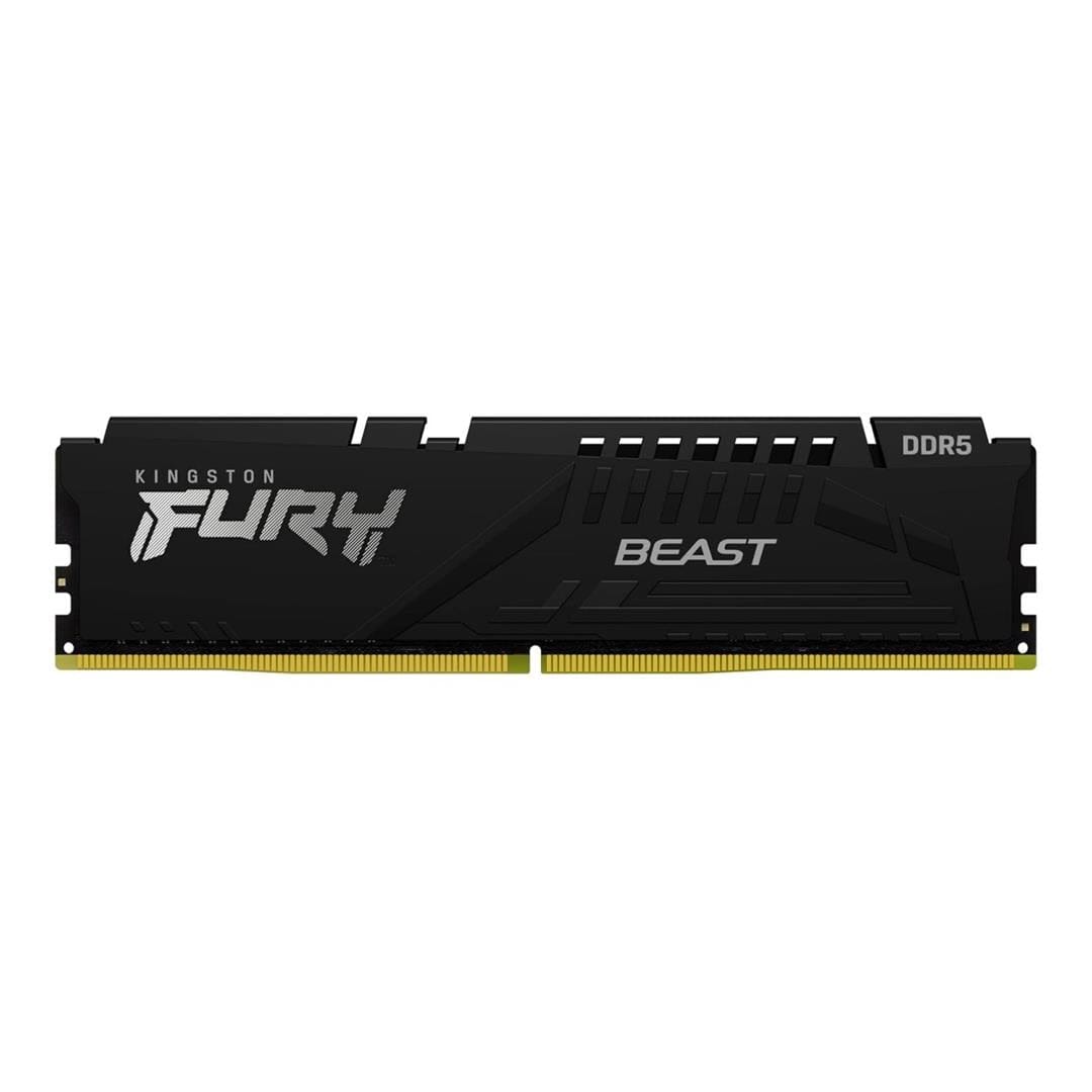 Kingston FURY Beast 128GB DDR5 XMP DIMM Memory Module Black KF552C40BBK4-128