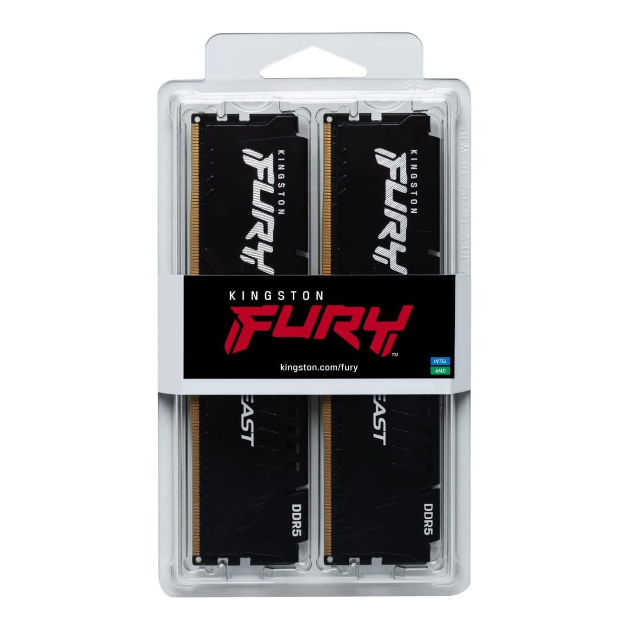 Kingston FURY Beast 128GB DDR5 XMP DIMM Memory Module Black
