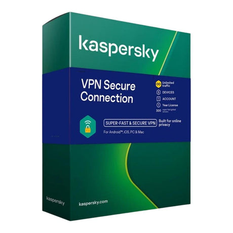 Kaspersky Secure Connection 1-month 1-User 5-Device License KL19879DEMS
