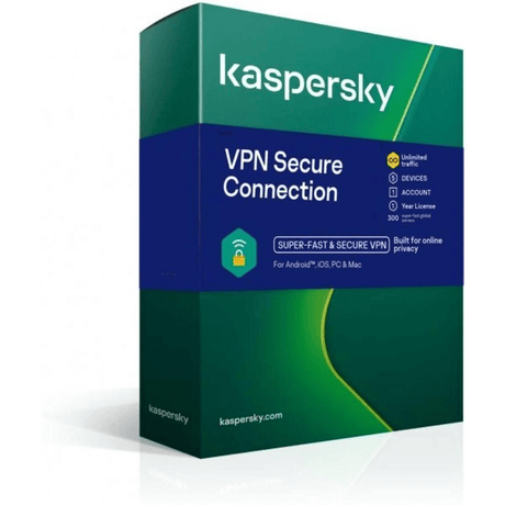 Kaspersky Secure Connection 1-month 1-User 5-Device License KL19879DEMS