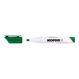 Kores K-Marker XW1 Bullet Tip Whiteboard Marker 12-pack Green KOR-WB-20835