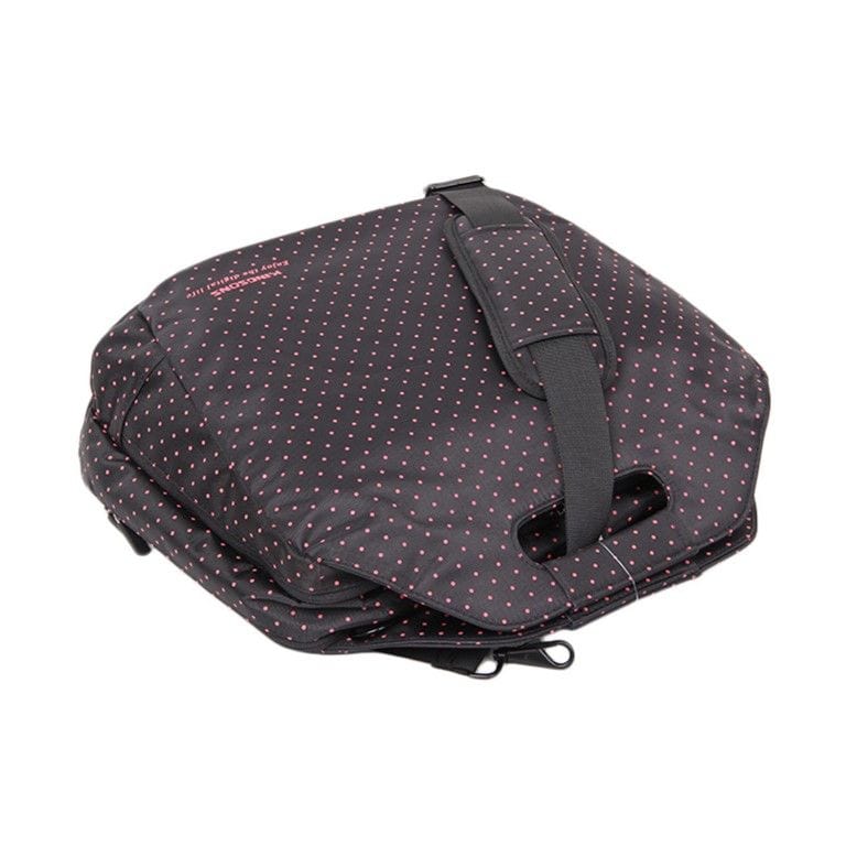 Kingsons Black Match Pink Hot Dot Series 14.5-inch Notebook Shoulder Bag KS6064W-B