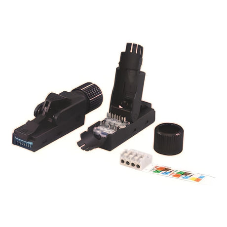 Molex Field Termination Plug Cat6A Right Angle KSP-00002