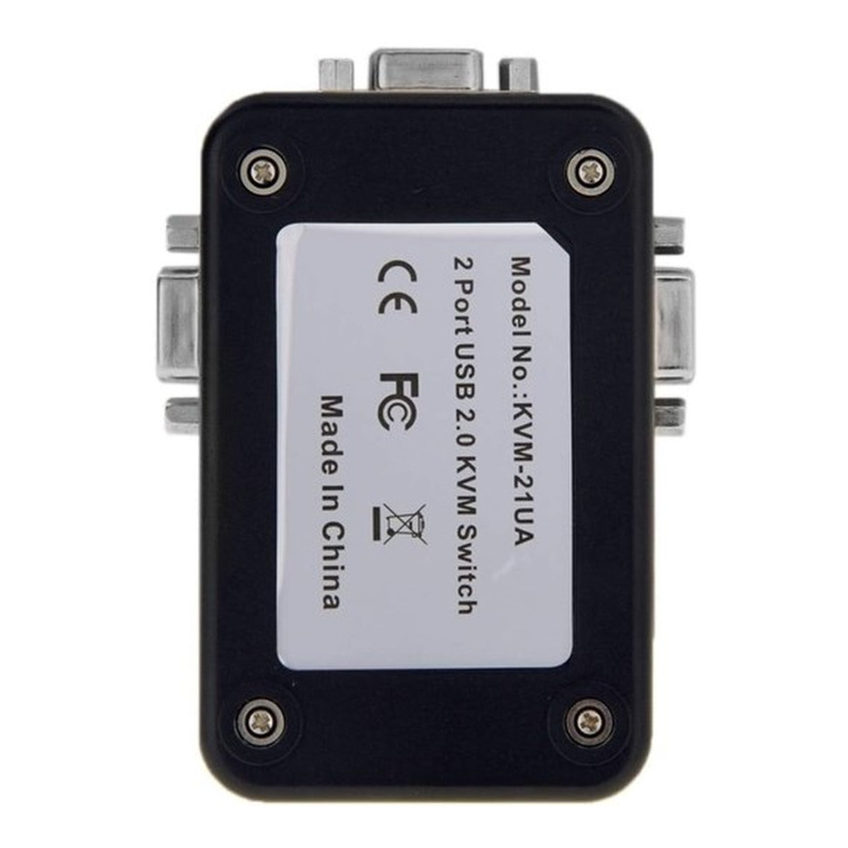 UniQue 2-Port VGA USB 2.0 Manual KVM Switch KVM-21UA