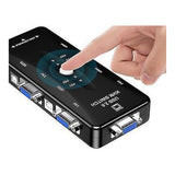 UniQue 4-Port VGA USB 2.0 Manual KVM Switch KVM-41UA