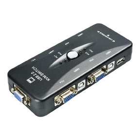 UniQue 4-Port VGA USB 2.0 Manual KVM Switch KVM-41UA