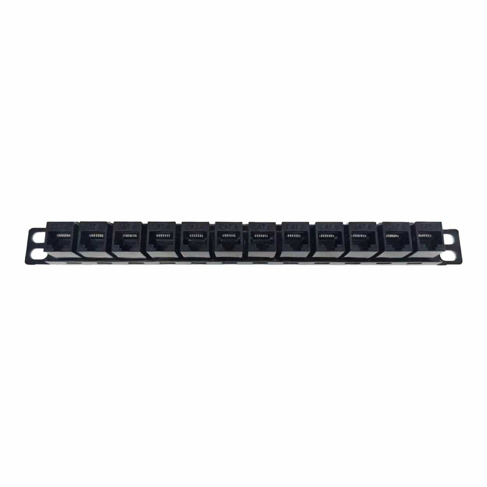 Linkbasic 10 Inch Rack Linkbasic 10-inch 12-port CAT6 Patch Panel for Mini Rack LB-PP126MR ...