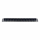 Linkbasic 10-inch 12-port CAT6 Patch Panel for Mini Rack LB-PP126MR