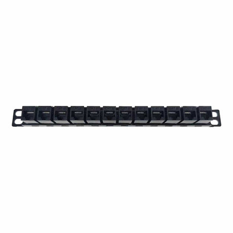 Linkbasic 10-inch 12-port CAT6 Patch Panel for Mini Rack LB-PP126MR