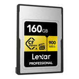 Lexar Professional CFexpress 160GB Memory Card GOLD Series LCAGOLD160G-RNENG