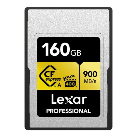 Lexar Professional CFexpress 160GB Memory Card GOLD Series LCAGOLD160G-RNENG