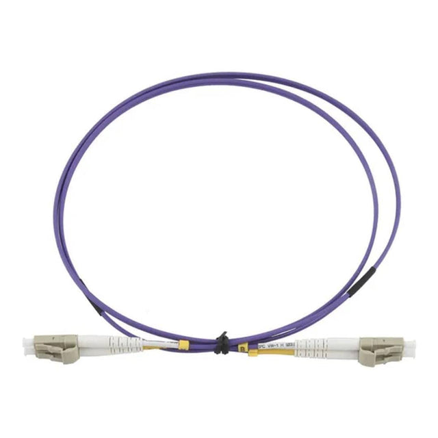 Apache 3m OM4 LC-LC DX 2.0mm Fibre Patch Lead - Purple LCLCOM4D2PU3M