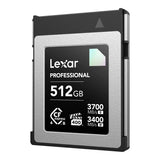Lexar Professional DIAMOND 512GB CFexpress 4.0 Type-B Memory Card LCXEXD4512G-RNENG