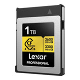 Lexar Professional GOLD Series 1TB CFexpress 4.0 Type-B Memory Card LCXEXP4001T-RNENG