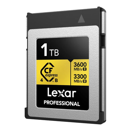 Lexar Professional GOLD Series 1TB CFexpress 4.0 Type-B Memory Card LCXEXP4001T-RNENG
